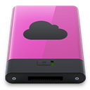 Pink iDisk B icon